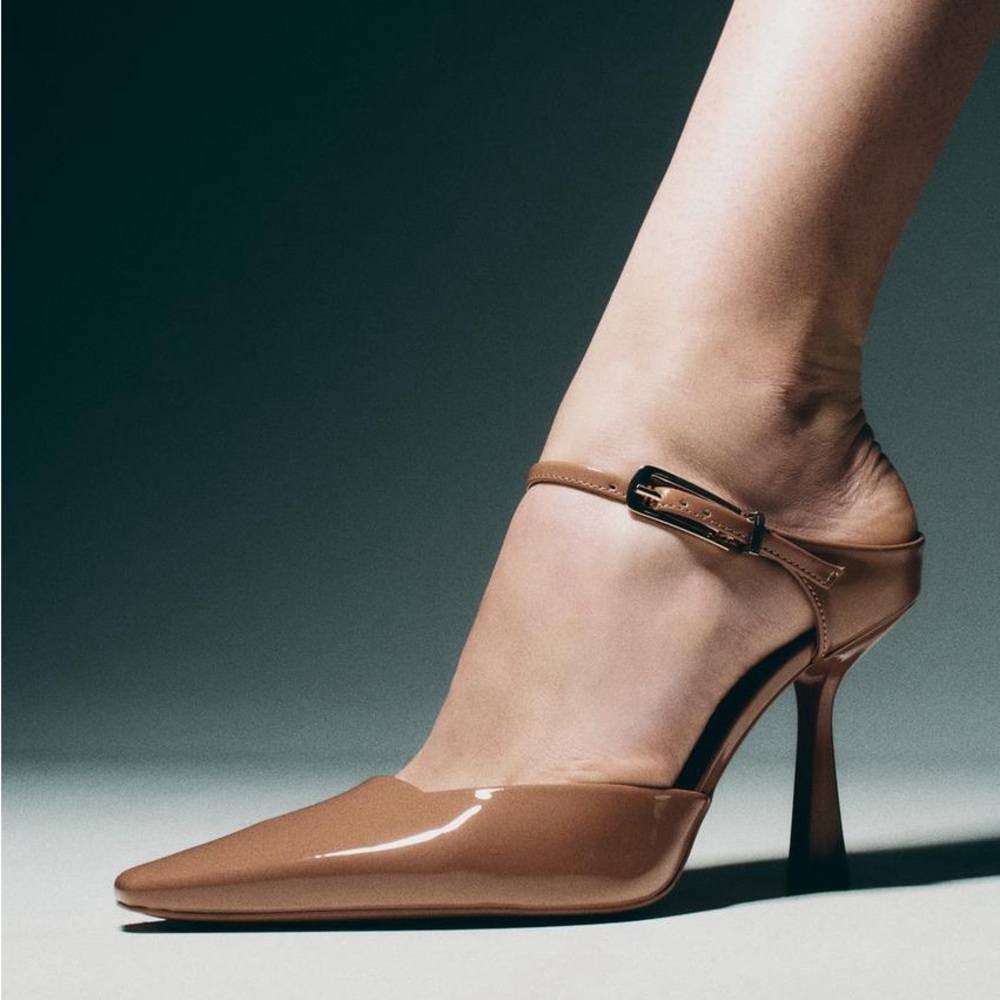 Zara Buckle Heeled Shoes